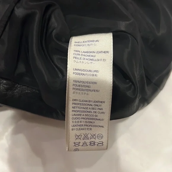 Rebecca Minkoff Blk. Leather Jacket Sz. XS - Picture 7 of 7